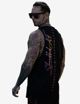 Guru Muscle Trip Reflective Signature Gym Tank, view 4
