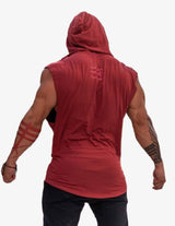 Guru Muscle TULUM TANK – MARSALA RED, view 2