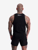 Guru Muscle Utility Tank Top Pocket Black, view 2