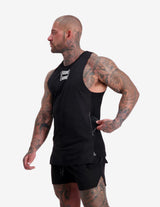Guru Muscle Utility Tank Top Pocket Black, view 3