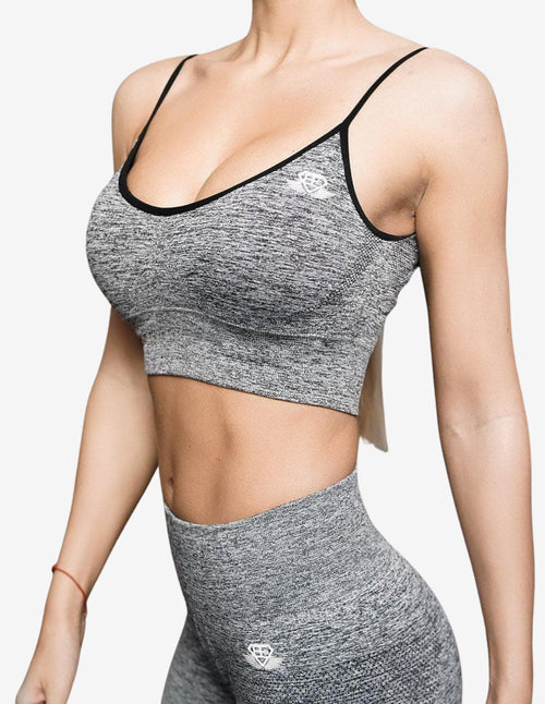 Guru Muscle Valkyrie Seamless Sports Bra - Black