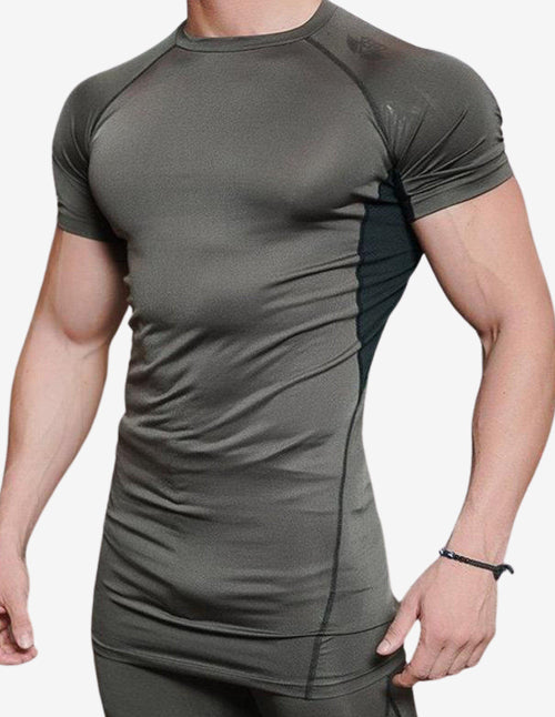 Guru Muscle VENTUS Short sleeve Top – Army Green