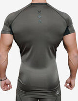 Guru Muscle VENTUS Short sleeve Top – Army Green, view 2