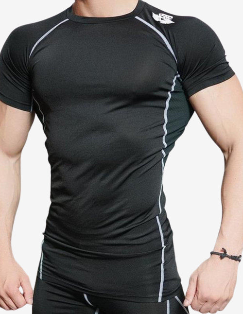 Guru Muscle VENTUS Short sleeve Top – Black