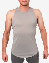Guru Muscle Vertex Tank Light Grey Marl, view 2