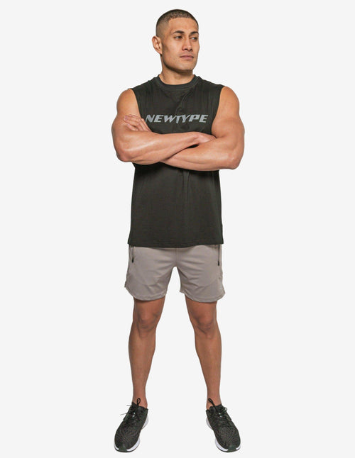 Guru Muscle Winsome Tank - Black Newtype