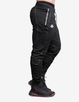 Guru Muscle Wodan Jogger – Black & Crimson Coral, view 2