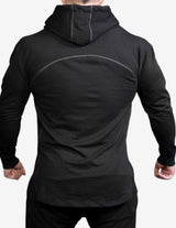 Guru Muscle Wodan Vest – Black & Crimson Coral, view 2
