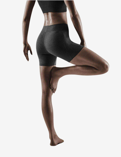 Guru Muscle CEP Womens Compression Training Shorts Black