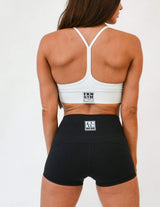 Guru Muscle WOMEN'S GYM CROP TOP | FENOM 2.0 WHITE, view 2