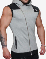 Guru Muscle YUREI Sleeveless vest – LIGHT GREY & BLACK ACCENTS, view 2