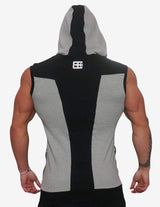 Guru Muscle YUREI Sleeveless vest – LIGHT GREY & BLACK ACCENTS, view 3