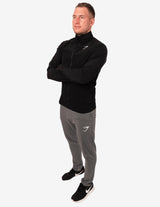 Guru Muscle ZERO GRAVITY TRACK TOP BLACK/DIVE BLUE, view 2