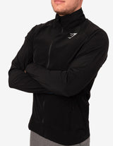 Guru Muscle ZERO GRAVITY TRACK TOP BLACK/DIVE BLUE, view 3