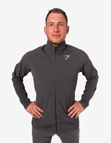Guru Muscle ZERO GRAVITY TRACK TOP charcoal/black, view 3