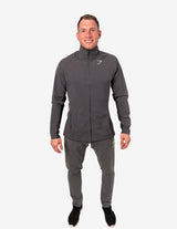 Guru Muscle ZERO GRAVITY TRACK TOP charcoal/black, view 4
