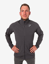 Guru Muscle ZERO GRAVITY TRACK TOP charcoal nightshade purple, view 2