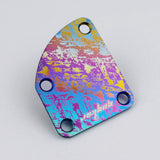 Guyker 1 PCS Titanium Alloy Street Style Electric Guitar Neck Back Mounting Plate Guitar Parts, view 2