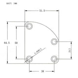 Guyker 1 PCS Titanium Alloy Street Style Electric Guitar Neck Back Mounting Plate Guitar Parts, view 4