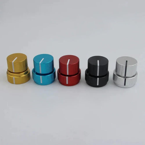 Guyker CKB002 Aluminum Dual Concentric Control Knob 6.4/8.3mm for Electric Bass