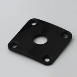 Guyker 1 Piece Square Curved Metal Jack Plate For Electric Guitar Bass, view 3