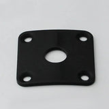 Guyker 1 Piece Square Curved Metal Jack Plate For Electric Guitar Bass, view 6