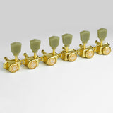Guyker GK-44SP 3R3L Locking String Vintage Deluxe Tuning Pegs, view 5