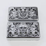 Guyker PC003 Cupronickel Butterfly Surface Humbucker Guitar Pickup Covers Set 50/52MM, view 4