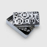 Guyker PC004 Cupronickel Gear Pattern Surface Humbucker Guitar Pickup Covers Set 50/52MM, view 4