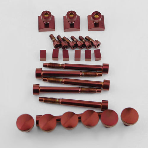 Guyker 1 Set Red Titanium Alloy FR Screw Set