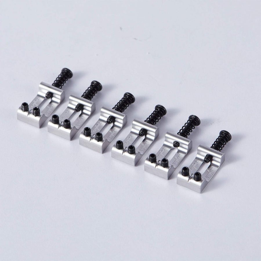 Guyker MA006 10.5/10.8mm Tremolo Bridge Bent CNC Brass Saddles - 6 PCS