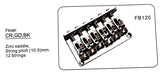 Guyker FB120 12-String Electric Guitar Hardtail Bridge, view 6
