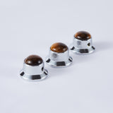 Guyker CKB020X Amber Surface Metal Knob For Electric Guitar Bass Dia. 6mm, view 3