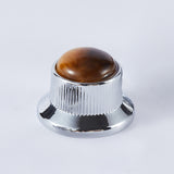 Guyker CKB020X Amber Surface Metal Knob For Electric Guitar Bass Dia. 6mm, view 6