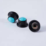 Guyker CKB020X  Blue Turquoise Surface Electric Guitar Bass Metal Control Volume Knob, view 5