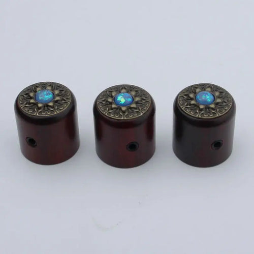WK002 Guyker Potentiometer Knob Retro pattern surface Inner Diameter 6MM