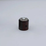WK001 Guyker Potentiometer Knob White flower surface Inner Diameter 6MM, view 2