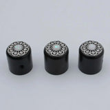 WK001 Guyker Potentiometer Knob White flower surface Inner Diameter 6MM, view 4