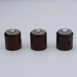 WK001 Guyker Potentiometer Knob White flower surface Inner Diameter 6MM, view 5