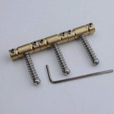 Guyker 3 pcs In-Tune Guitar Bridge Saddles Brass Material Well 10.8 mm String Spacing  For TL Guitar, view 2