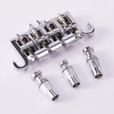 Guyker BG004 3 Point 4 String Bass Bridge Tailpiece Chrome For GBS EP, view 2