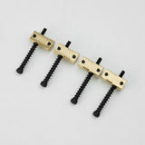 Guyker BS403-brass 4 PCs Highgrade String Pitch 19mm Brass Compensated Saddles Set with Wrench, view 4