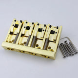 Guyker GK1015 4 String High Mass Vintage Machined String Spacing Adjustable Bass Bridge, view 6