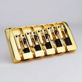 Guyker 5-String Bass Bridge 19mm Spacing Locking Zinc Saddles GB405, view 3