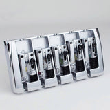 Guyker 5-String Bass Bridge 19mm Spacing Locking Zinc Saddles GB405, view 4