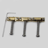 Guyker A Set Guitar Bridge Saddles (3 PCS) FD vintage 52 62 Brass Compensated Saddles for TL Replacement Part, view 3