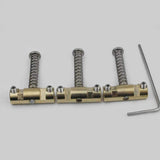 Guyker A Set Guitar Bridge Saddles (3 PCS) FD vintage 52 62 Brass Compensated Saddles for TL Replacement Part, view 5