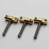 Guyker A Set Guitar Bridge Saddles (3 Pcs) Wilkinson Guitar Bridge 10.8mm Brass Compensated Saddles for TL Replacement Part, view 3