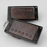 GUYKER Bronze LP Guitar Pickup LPBR Set With Black frame, view 2