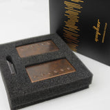 GUYKER Bronze LP Guitar Pickup LPBR Set With Black frame, view 4